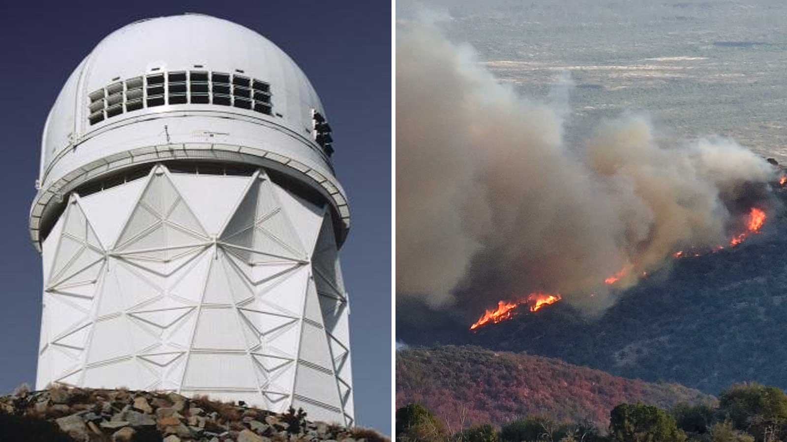 Kitt Peak Observatory, Arizona tribal community evacuated for wildfire