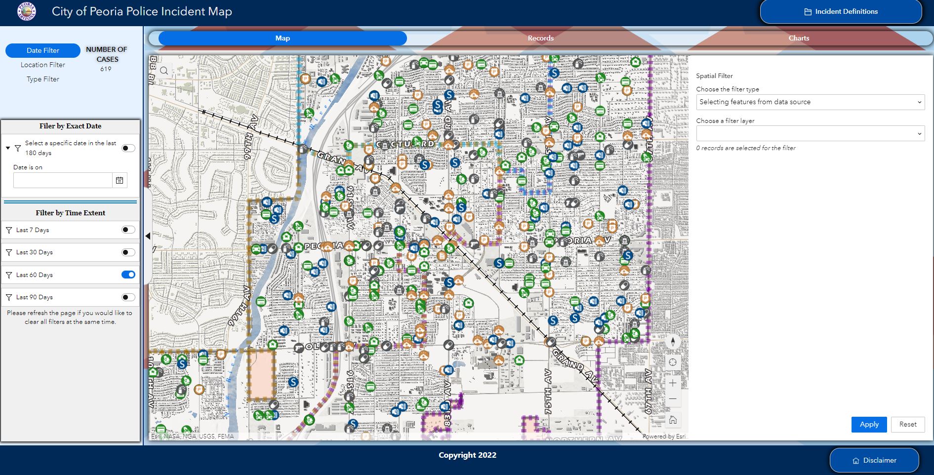 Peoria Police Department unveils interactive incident map