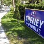 
              A sign supporting Rep. Liz Cheney, R-Wyo., is displayed outside a home in Cheyenne, Wyo., Tuesday, July 19, 2022. Cheney is in the political fight of her life. Wyoming's congresswoman since 2016 is facing a Donald Trump-backed opponent, attorney Harriet Hageman, in the state's upcoming Republican primary. (AP Photo/Thomas Peipert)
            