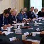 
              Britain's Prime Minister Boris Johnson speaks at the start of a cabinet meeting, in Downing Street, London, Tuesday, July 5, 2022. (Justin Tallis/Pool Photo via AP)
            