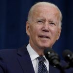 
              President Joe Biden speaks to reporters after meetings with Saudi Crown Prince Mohammed bin Salman at the Waldorf Astoria Jeddah Qasr Al Sharq hotel, Friday, July 15, 2022, in Jeddah, Saudi Arabia. (AP Photo/Evan Vucci)
            