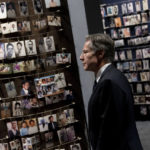 
              Secretary of State Antony Blinken visits the Kigali Genocide Memorial in Kigali, Rwanda, Thursday, Aug. 11, 2022. Blinken is on a ten day trip to Cambodia, Philippines, South Africa, Congo, and Rwanda. (AP Photo/Andrew Harnik, Pool)
            