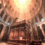 
              A scanned and digitally re-created 3D model of the Rotunda and Aedicule of the Church of the Holy Sepulchre in The Holy City, a virtual reality experience in the metaverse, an immersive world where people can connect via avatars is pictured on  Oct. 24, 2018. (The Holy City VR via AP)
            
