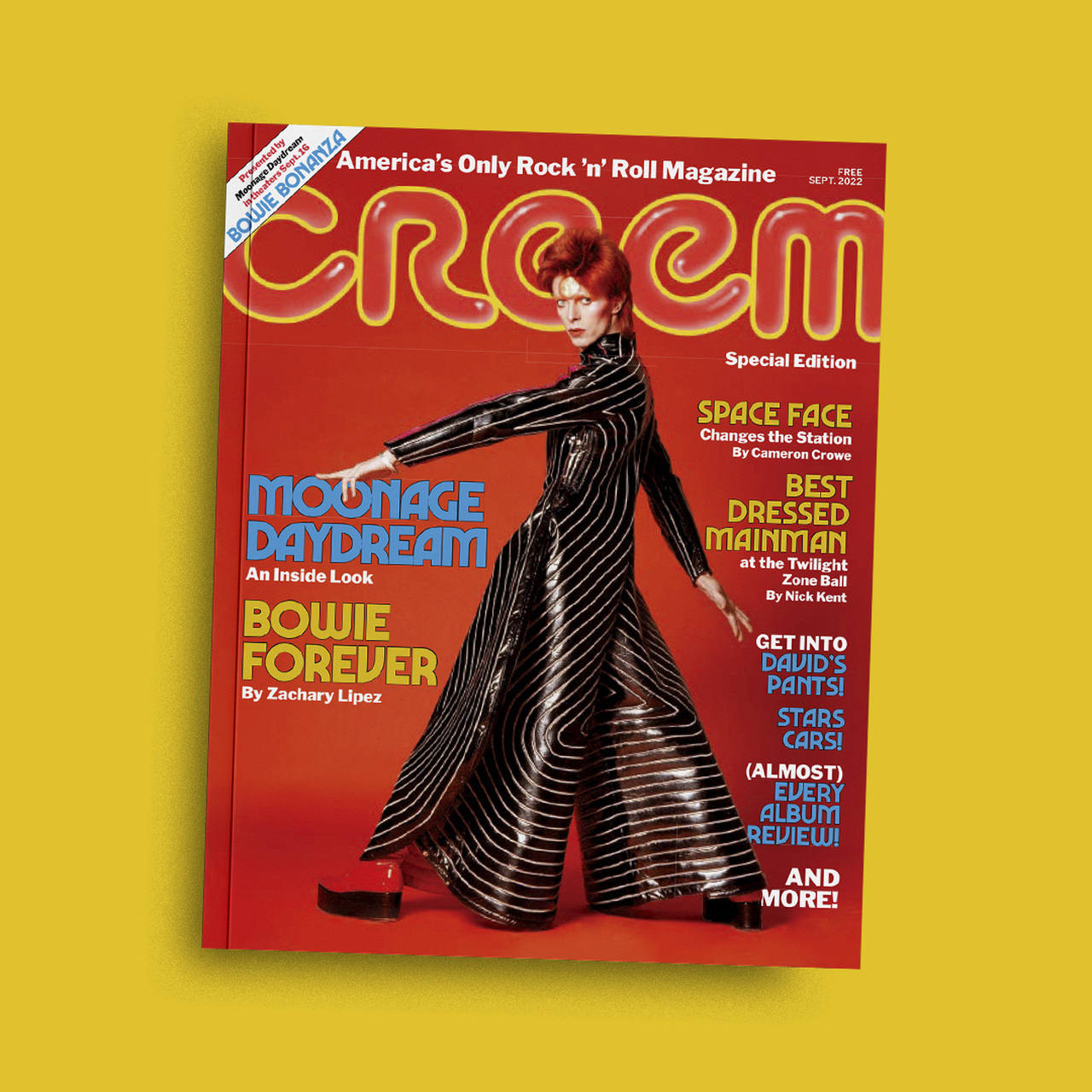 This image shows the September 2022 issue of Creem. The magazine, which billed itself as “America...