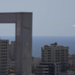 
              A rocket is launched from the Gaza Strip towards Israel, in Gaza City, Sunday, Aug. 7, 2022. (AP Photo/Hatem Moussa)
            