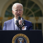 
              President Joe Biden speaks during an event on health care costs, in the Rose Garden of the White House, Tuesday, Sept. 27, 2022, in Washington. (AP Photo/Evan Vucci)
            