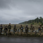 
              Ukrainian servicemen rest at former Russian position in the recently retaken area of Izium, Ukraine, Friday, Sept. 16, 2022. (AP Photo/Evgeniy Maloletka)
            