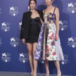 
              Ana de Armas, left, and Julianne Nicholson pose for photographers at the photo call for the film 'Blonde' during the 79th edition of the Venice Film Festival in Venice, Italy, Thursday, Sept. 8, 2022. (Photo by Joel C Ryan/Invision/AP)
            