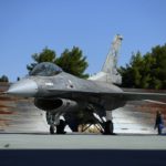 
              A Greek Fighter Jet F-16 Viper prepares for takeoff at Tanagra air force base about 74 kilometres (46 miles) north of Athens, Greece, Monday, Sept. 12, 2022. Greece's air force on Monday took delivery of a first pair of upgraded F-16 military jets, under a $1.5 billion program to fully modernize its fighter fleet amid increasing tension with neighboring Turkey. (AP Photo/Thanassis Stavrakis)
            