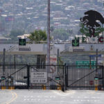 
              The Tecate Port of Entry, connecting Tecate, Calif., with Tecate, Mexico, sits closed Thursday, Sept. 1, 2022, along the border in Tecate, Calif. California wildfires chewed through rural areas north of Los Angeles and east of San Diego on Thursday, racing through bone-dry brush and prompting evacuations as the state sweltered under a heat wave that could last through Labor Day. (AP Photo/Gregory Bull)
            