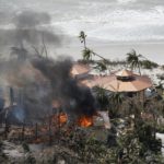 
              A home burns on Sanibel Island in the wake of Hurricane Ian, Thursday, Sept. 29, 2022, in Fla. (AP Photo/Wilfredo Lee)
            