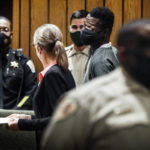 Cleotha Abston appears in  Judge Louis Montesi courtroom for his arraignment on Tuesday, Sept. 6, 2022 in Memphis, Tenn.  Abston, has been charged with kidnapping and murdering jogger Eliza Fletcher.  (Mark Weber/Daily Memphian via AP)