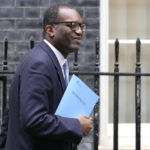 
              Britain's Chancellor Kwasi Kwarteng leaves 11 Downing Street in London, Friday, Sept. 23, 2022. The Chancellor will deliver a mini budget in parliament. (AP Photo/Kirsty Wigglesworth)
            