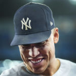 
              New York Yankees' Aaron Judge smiles as he speaks during an interview after the team's baseball game against the Toronto Blue Jays on Wednesday, Sept. 28, 2022, in Toronto. Judge hit his 61st home run of the season. (Nathan Denette/The Canadian Press via AP)
            