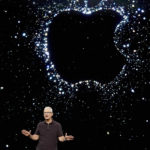 
              Apple CEO Tim Cook speaks at an Apple event on the campus of Apple's headquarters in Cupertino, Calif., Wednesday, Sept. 7, 2022. (AP Photo/Jeff Chiu)
            
