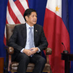 
              Philippine President Ferdinand Marcos Jr. speaks as he meets with President Joe Biden, Thursday, Sept. 22, 2022, in New York. (AP Photo/Evan Vucci)
            