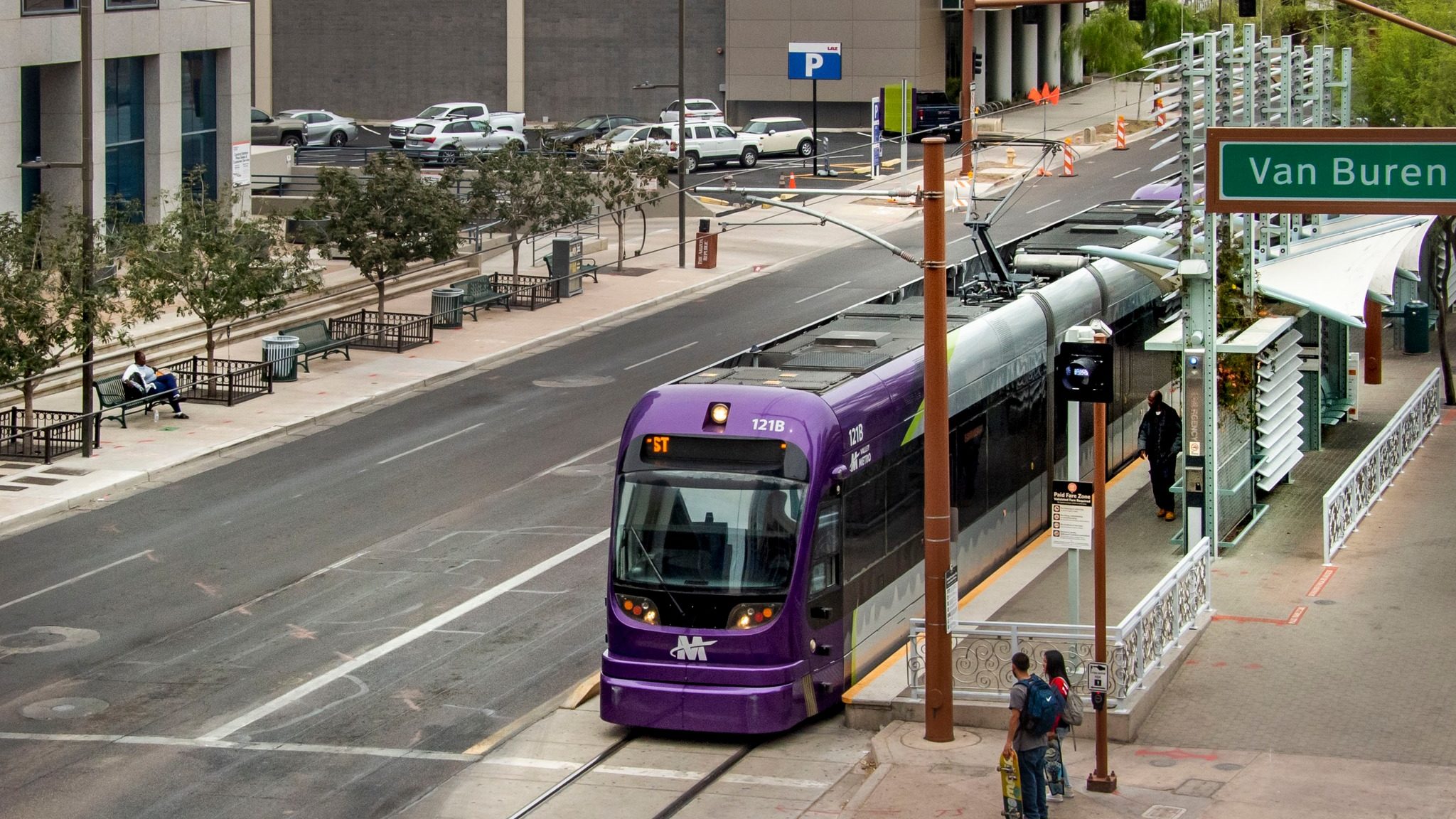 Suspect arrested after shooting on light rail in downtown Phoenix