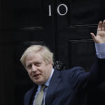 
              FILE - Britain's Prime Minister Boris Johnson returns to 10 Downing Street after meeting with Queen Elizabeth II at Buckingham Palace, London, Dec. 13, 2019. Boris Johnson’s bluster couldn’t hide the facts: He didn’t have the votes to win the Conservative Party leadership contest and stage a political comeback just weeks after being forced out as prime minister. (AP Photo/Matt Dunham, File)
            