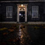 
              A general view of 10 Downing Street, in London, Sunday, Oct. 23, 2022. Former British Treasury chief Rishi Sunak is frontrunner in the Conservative Party's race to replace Liz Truss as prime minister. He has garnered support from over 100 Tory lawmakers to forge ahead of his two main rivals: ousted former Prime Minister Boris Johnson and ex-Cabinet minister Penny Mordaunt. But widespread uncertainty remained after British media reported that Sunak held late-night talks with Johnson on Saturday. (AP Photo/Alberto Pezzali)
            