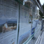 
              A newspaper with a front photo showing a North Korea's missile launch is displayed on a street in Seoul, South Korea, Tuesday, Oct. 11, 2022. South Korea said Tuesday it’s capable of detecting and intercepting the variety of missiles launched in a barrage of recent simulated nuclear attacks on its rivals, though it maintains the North’s advancing nuclear program poses a grave security threat. (AP Photo/Ahn Young-joon)
            
