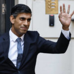 
              Rishi Sunak leaves the Conservative Campaign Headquarters in London, Monday, Oct. 24, 2022. Rishi Sunak will become the next Prime Minister after winning the Conservative Party leadership contest. (AP Photo/David Cliff)
            