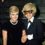 
              FILE - Anglea Lansbury, left, and Carol Channing appear at a party at Sardis in New York on March 16, 1967. Lansbury, the big-eyed, scene-stealing British actress who kicked up her heels in the Broadway musicals “Mame” and “Gypsy” and solved endless murders as crime novelist Jessica Fletcher in the long-running TV series “Murder, She Wrote,” died peacefully at her home in Los Angeles on Tuesday. She was 96. (AP Photo/John Duricka, File)
            