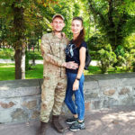 
              Viktoria Skliar poses for a photo with her boyfriend Oleksii Kisilishin on Aug. 24 2021. In the last, brief conversations Skliar had with Kisilishin, her detained boyfriend, the Ukrainian prisoner of war was making tentative plans for life after his release in an upcoming exchange with Russia. The next time Skliar saw Kisilishin, he was dead — one of several bodies in a photo of people local authorities said were killed when blasts ripped through a prison in a part of Ukraine's Donetsk region controlled by Moscow-backed separatists. (Courtesy of Viktoria Skliar via AP)
            
