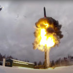 
              FILE - This photo taken from video provided by the Russian Defense Ministry Press Service on Feb. 19, 2022, shows a Yars intercontinental ballistic missile being launched from an air field during military drills. With his room for maneuver narrowing quickly amid Russian military defeats in Ukraine, Putin has signaled that he could resort to nuclear weapons to protect the Russian gains in Ukraine - the harrowing rhetoric that shattered a mantra of stability he has repeated throughout his 22-year rule. (Russian Defense Ministry Press Service via AP, File)
            