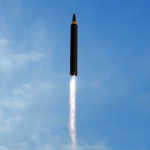 
              FILE - This undated photo distributed on   Sept. 16, 2017, by the North Korean government shows what was said to be the test launch of an intermediate range Hwasong-12 in North Korea. North Korea on Tuesday, Oct. 4, 2022 fired an intermediate-range ballistic missile over Japan for the first time in five years. Japanese Defense Minister Yasukazu Hamada said one launched Tuesday could be the same as the Hwasong-12 missile that North has fired four times in the past. The content of this image is as provided and cannot be independently verified. (Korean Central News Agency/Korea News Service via AP, File)
            