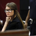 
              FILE — Anna Sorokin sits at the defense table during jury deliberations in her trial at New York State Supreme Court, April 25, 2019, in New York. Sorokin, whose exploits inspired a Netflix series, has been released from immigration custody into home confinement, a spokesperson said Saturday, Oct. 8, 2022.  (AP Photo/Richard Drew, File)
            