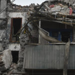 
              Damages in a home, at the scene in the after math of a Russian air strike in Chasiv Yar, Ukraine, Sunday, Nov. 27, 2022. Shelling by Russian forces struck several areas in eastern and southern Ukraine overnight as utility crews continued a scramble to restore power, water and heating following widespread strikes in recent weeks, officials said Sunday. (AP Photo/Andriy Andriyenko)
            