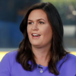 
              FILE - Sarah Huckabee Sanders makes her first appearance on the "Fox & Friends" television program in New York, on Sept. 6, 2019. Sanders is the Arkansas Republican gubernatorial candidate. (AP Photo/Richard Drew, File)
            