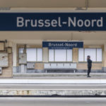 
              A man stands on a deserted platform of the Brussels-North railway station in Brussels, Wednesday, Nov. 9, 2022. A nationwide strike over the cost of living increases caused by runaway inflation and massive energy bill hikes linked to the war in Ukraine snarled traffic through much of Belgium and affected businesses on Wednesday. (AP Photo/Geert Vanden Wijngaert)
            