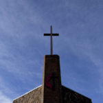 
              CORRECTS SPELLING OF CHURCH TO CALVARY -  A cross at the Calvary United Methodist Church about a mile from Club Q in Colorado Springs, Colo., on Wednesday, Nov. 23, 2022. The church stood in solidarity with the gay nightclub after a gunman opened fire and killed five people there Saturday night. (AP Photo/Thomas Peipert)
            
