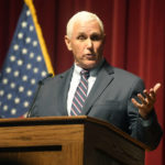 
              FILE - Former Vice President Mike Pence gives a national security lecture at Wofford College, Oct. 18, 2022, in Spartanburg, S.C. Pence blames Donald Trump for endangering his family “and all those serving at the Capitol” on Jan. 6 in a new memoir released Tuesday.(AP Photo/Meg Kinnard, File)
            
