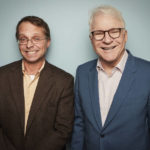 
              Harry Bliss, left, and Steve Martin pose for a portrait to promote the book "Number One Is Walking: My Life in the Movies and Other Diversions" on Thursday, Nov. 3, 2022, in New York. (Photo by Matt Licari/Invision/AP)
            