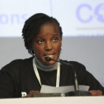 
              Ugandan climate justice advocate Vanessa Nakate speaks during an intergenerational panel discussion addressing loss and damage, at the COP27 U.N. Climate Summit, Thursday, Nov. 17, 2022, in Sharm el-Sheikh, Egypt. (AP Photo/Thomas Hartwell)
            