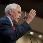 
              FILE - Former Vice President Mike Pence speaks at the Heritage Foundation, a conservative think tank, in Washington, Oct. 19, 2022. Pence blames Donald Trump for endangering his family “and all those serving at the Capitol” on Jan. 6 in a new memoir released Tuesday. (AP Photo/J. Scott Applewhite, File)
            