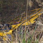 
              This photo provided by WYMT-TV shows a school bus after crashing over an embankment near near Salyersville, Ky., on Monday, Nov. 14, 2022. The driver and 18 children were sent to hospitals with injuries ranging from minor to severe, authorities said. (WYMT-TV via AP)
            