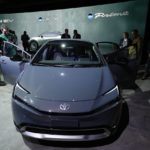
              The 2023 Toyota Prius is shown on Wednesday, Nov. 16, 2022, in Los Angeles. (AP Photo/Marcio Jose Sanchez)
            