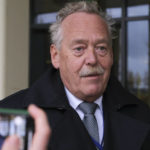 
              Piet Ploeg, who lost his brother, his sister-in-law and his nephew in the downing of Malaysia Airlines flight 17, speaks to media at Schiphol airport, near Amsterdam, Netherlands, Thursday, Nov. 17, 2022. The Hague District Court, sitting at a high-security courtroom at Schiphol Airport, is passing judgment on three Russians and a Ukrainian charged in the downing of Malaysia Airlines flight MH17 over Ukraine and the deaths of all 298 passengers and crew on board, against a backdrop of global geopolitical upheaval caused by Russia's full-blown invasion of Ukraine in February and the nearly nine-month war it triggered. (AP Photo/Patrick Post)
            