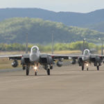 
              FILE - In this image taken from video, South Korean Air Force's F15K fighter jets prepare to take off Tuesday, Oct. 4, 2022, in an undisclosed location in South Korea. South Korea has scrambled dozens of military aircraft, including advanced F35 fighter jets, Friday, Nov. 4, 2022, after spotting 180 North Korean warplanes flying in North Korean territory in what appeared to be a defiant show of strength. (South Korean Defense Ministry via AP, File)
            