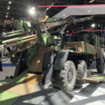 
              FILE - A French artillery piece Caesar is displayed at the Eurosatory land and airland defense and security trade fair  in Villepinte, north of Paris, Monday, June 13, 2022. Global arms sales increased by nearly 2% in the past year, the seventh consecutive year of increases, an international arms sales watchdog noted Monday, Dec. 5, 2022.  (AP Photo/Jeffrey Schaeffer, File)
            