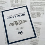 
              FILE - The report from the House Ways & Means Committee, regarding the IRS and former President Donald Trump's tax returns, is photographed Dec. 21, 2022. Democrats in Congress have released six years' worth of former President Donald Trump's tax returns. It's the culmination of a yearslong effort to learn about the finances of a onetime business mogul who broke decades of political norms when he refused to voluntarily release the information as he sought the White House.  (AP Photo/Jon Elswick, File)
            