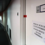 
              Seals are pictured on Europarliament Parliament Vice President Eva Kaili's office door at the European Parliament in Strasbourg, eastern France, Tuesday Dec 13, 2022. The European Union's parliament was reeling Tuesday, it's credibility under threat, as a corruption and bribery scandal damaged lawmakers' careers and as fingers pointed at Qatari officials accused of seeking to play down labor rights concerns ahead of the soccer World Cup. (AP Photo/Jean-Francois Badias)
            