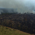 
              FILE - Smoke rises from a forest fire in the Transamazonica highway region, in the municipality of Labrea, Amazonas state, Brazil, Sept. 17, 2022. Environmental leaders are gathering in Montreal to hammer out a framework they hope will help provide much-needed protection for the world's biodiversity. (AP Photo/Edmar Barros, File)
            