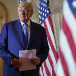 
              FILE - Former President Donald Trump arrives to speak at Mar-a-lago on Election Day, Nov. 8, 2022, in Palm Beach, Fla. Democrats in Congress have released six years' worth of former President Donald Trump's tax returns. It's the culmination of a yearslong effort to learn about the finances of a onetime business mogul who broke decades of political norms when he refused to voluntarily release the information as he sought the White House. (AP Photo/Andrew Harnik, File)
            