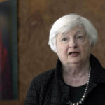 
              In this image taken from a video, Treasury Secretary Janet Yellen speaks during an interview with The Associated Press on Saturday, Jan. 21, 2023, in Dakar, Senegal. (AP Photo/Yesica Fisch)
            