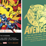 
              This combination of photos released by Penguin Classics shows paperback cover art, left, and hard cover art for "The Avengers," the latest edition to the Penguin Classics Marvel Collection. (Penguin Classics via AP)
            