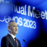 
              Liu He, Vice Prime Minister of China delivers a speech at the World Economic Forum in Davos, Switzerland Tuesday, Jan. 17, 2023. The annual meeting of the World Economic Forum is taking place in Davos from Jan. 16 until Jan. 20, 2023. (AP Photo/Markus Schreiber)
            